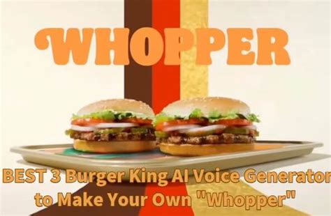 Inject humor and creativity into your projects with our AI voice generator. . Burger king ai voice generator